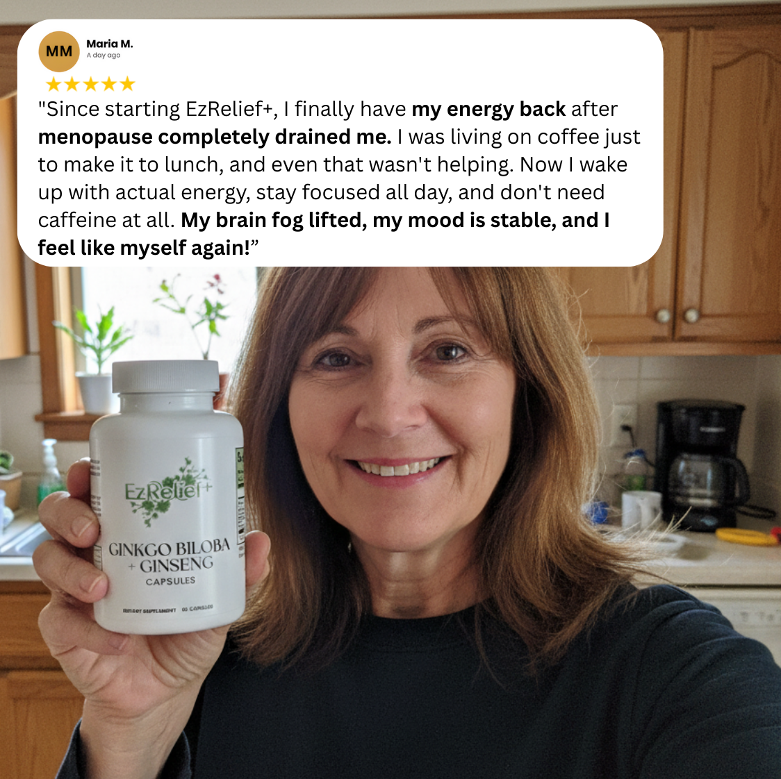 EzRelief+™ Ginkgo Biloba + Ginseng